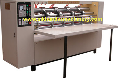 THIN BLADE SLITTER SCORER (ELECTRICAL ADJUSTMENT) MACHINE